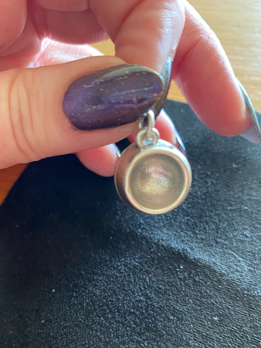 Retired James Avery Pet Bowl sterling silver charm